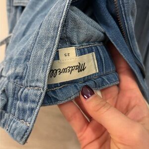 Madewell Wide Leg Drawstring Jeans